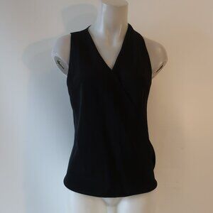 Womens Shag Boutique Black Crossover Tank Blouse M